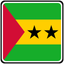 São Tomé and Príncipe Square Badge