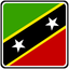 Saint Kitts And Nevis Square Badge
