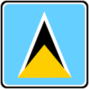 Saint Lucia Square Badge