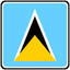 Saint Lucia Square Badge