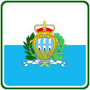 San Marino Square Badge