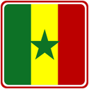 Senegal Square Badge