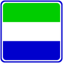 Sierra Leone Square Badge