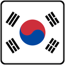 South Korea Square Badge