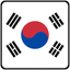 South Korea Square Badge