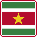Suriname Square Badge