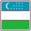 Uzbekistan Square Badge