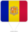 Andorra Square Pin