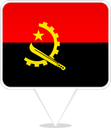Angola Square Pin