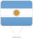 Argentina Square Pin