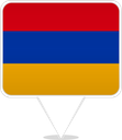 Armenia Square Pin