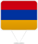 Armenia Square Pin