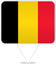 Belgium Square Pin