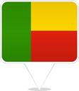 Benin Square Pin