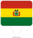 Bolivia Square Pin
