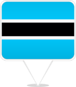 Botswana Square Pin