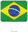 Brazil Square Pin