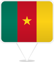 Cameroon Square Pin