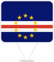 Cape Verde Square Pin