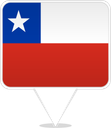 Chile Square Pin