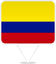 Colombia Square Pin