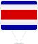 Costa Rica Square Pin