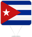 Cuba Square Pin