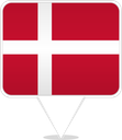 Denmark Square Pin