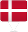 Denmark Square Pin