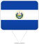 El Salvador Square Pin