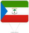 Equatorial Guinea Square Pin