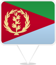 Eritrea Square Pin
