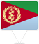 Eritrea Square Pin