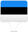 Estonia Square Pin