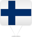 Finland Square Pin