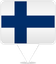 Finland Square Pin