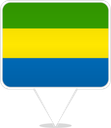 Gabon Square Pin
