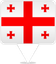 Georgia Square Pin