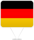 Germany Square Pin