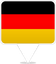 Germany Square Pin