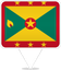 Grenada Square Pin