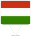 Hungary Square Pin