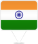 India Square Pin