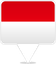 Indonesia Square Pin