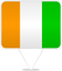 Ivory Coast Square Pin