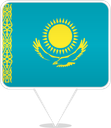 Kazakhstan Square Pin