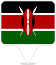 Kenya Square Pin