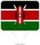 Kenya Square Pin