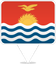 Kiribati Square Pin