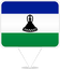 Lesotho Square Pin